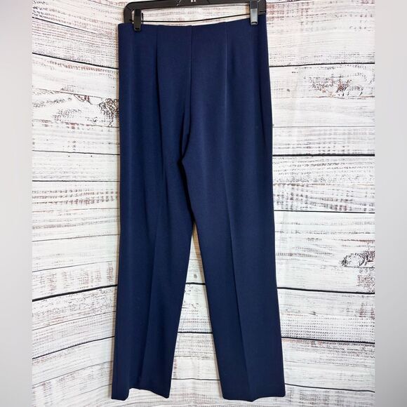 Pendleton Pants - Pendleton Dress Pants Womens Size 4 High waisted Side Zipper Trouser Navy Blue